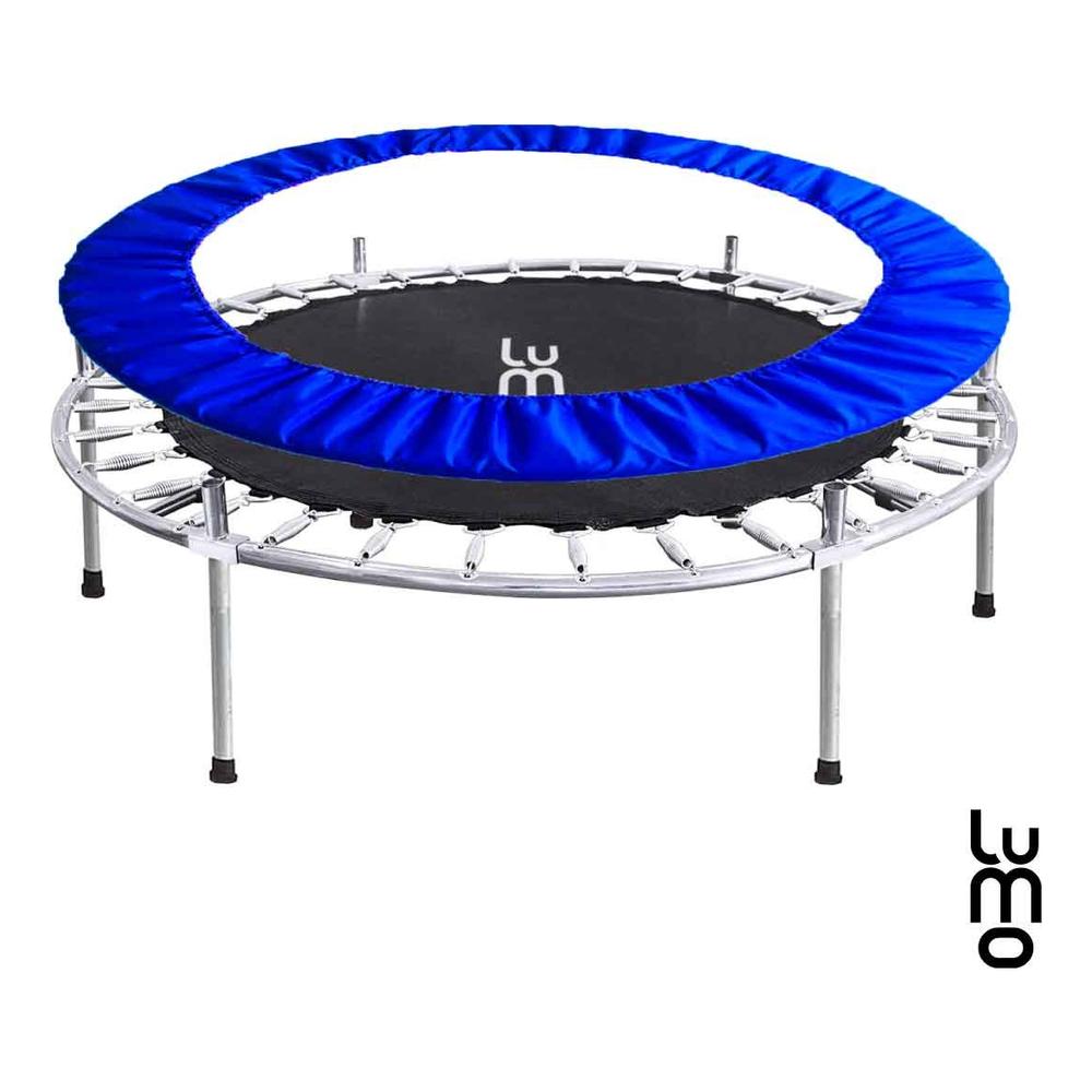 Foto 8 pulgar | Trampolín Brincolín Infantil Lumo Azul con Red de Seguridad 1.40 m para Niños
