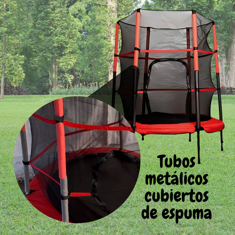 Foto 5 pulgar | Trampolín Infantil Mini Brincolin Con Valla De Seguridad