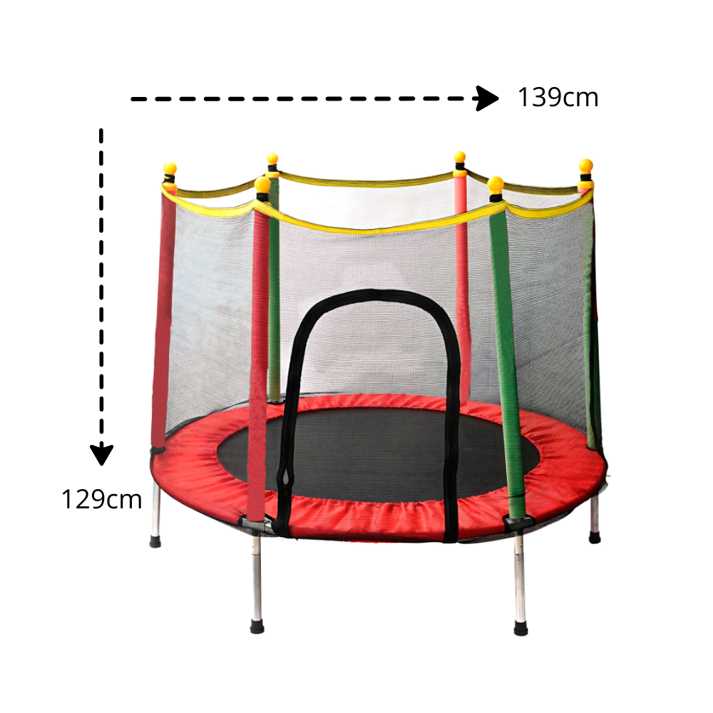 Foto 3 pulgar | Trampolín Mini Infantil Brincolin C/valla De Seguridad 1.3mt