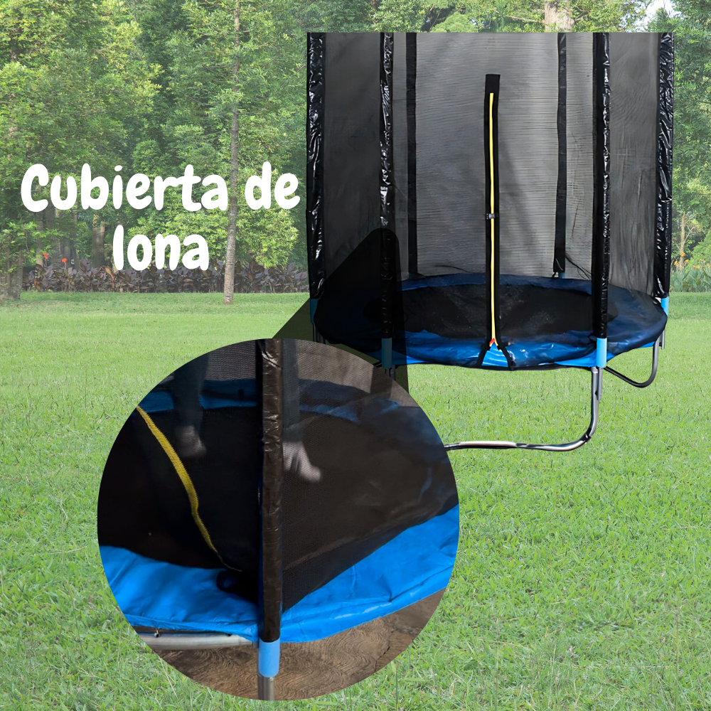 Foto 4 pulgar | Trampolín Brincolin Infantil Con Red De Seguridad Malla 1.8m