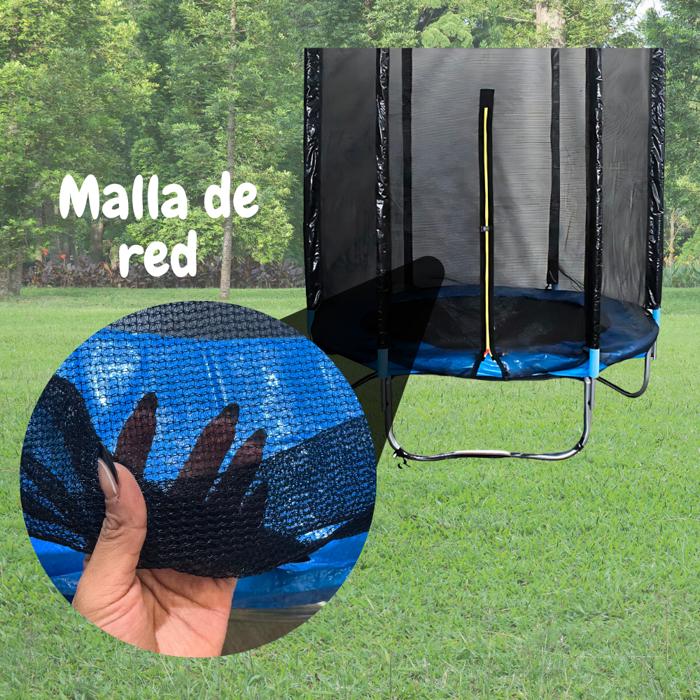 Foto 5 pulgar | Trampolín Brincolin Infantil Con Red De Seguridad Malla 1.8m