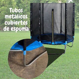 Foto 6 | Trampolín Brincolin Infantil Con Red De Seguridad Malla 1.8m