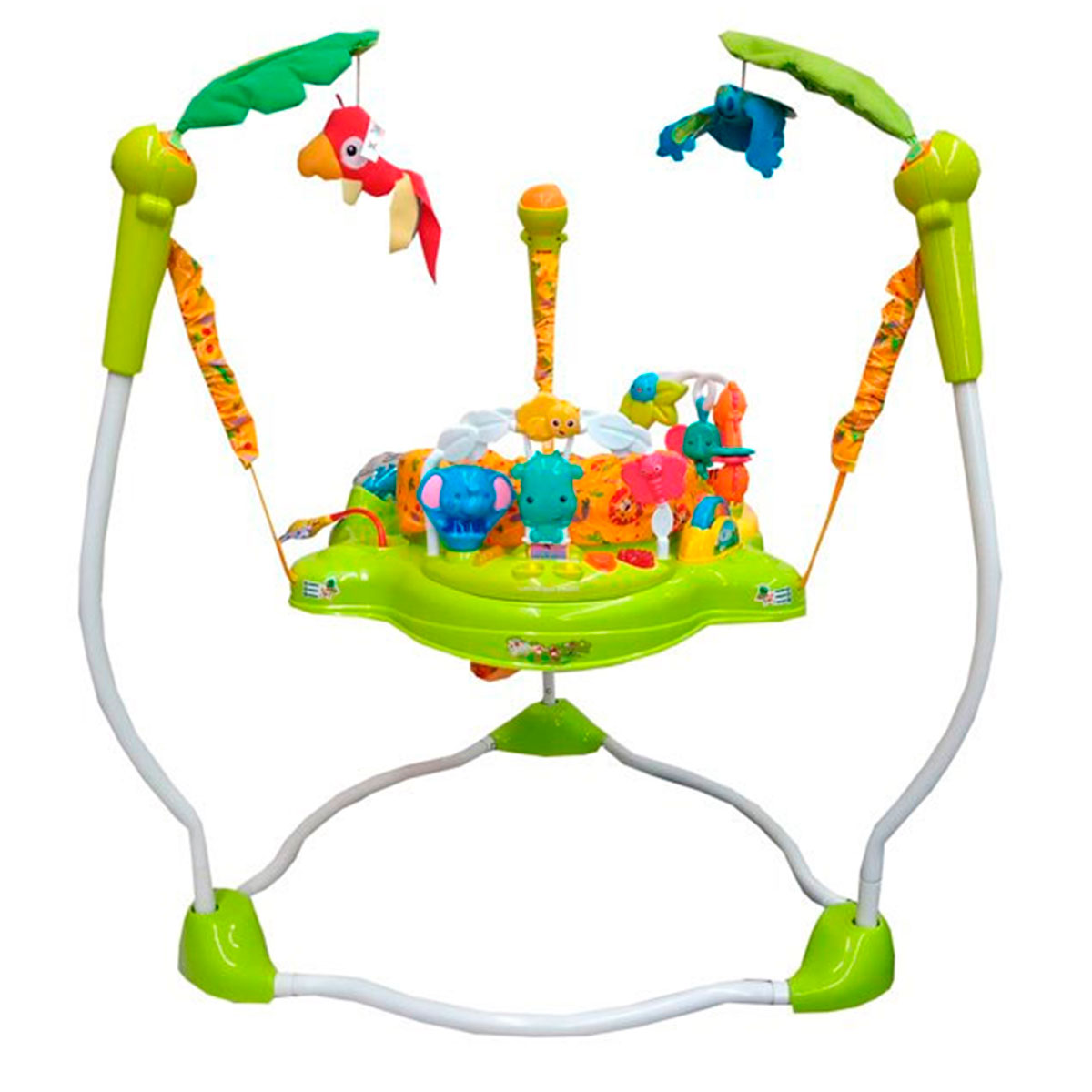 Foto 2 pulgar | Brincolín Entrenador con tubos Curvos y Asiento 360° y Juguetes Didácticos para Bebés Verde