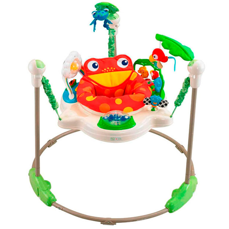 Foto 1 | Brincolín Entrenador Con Tubos Rectos y Asiento 360° y Juguetes Didácticos para Bebés