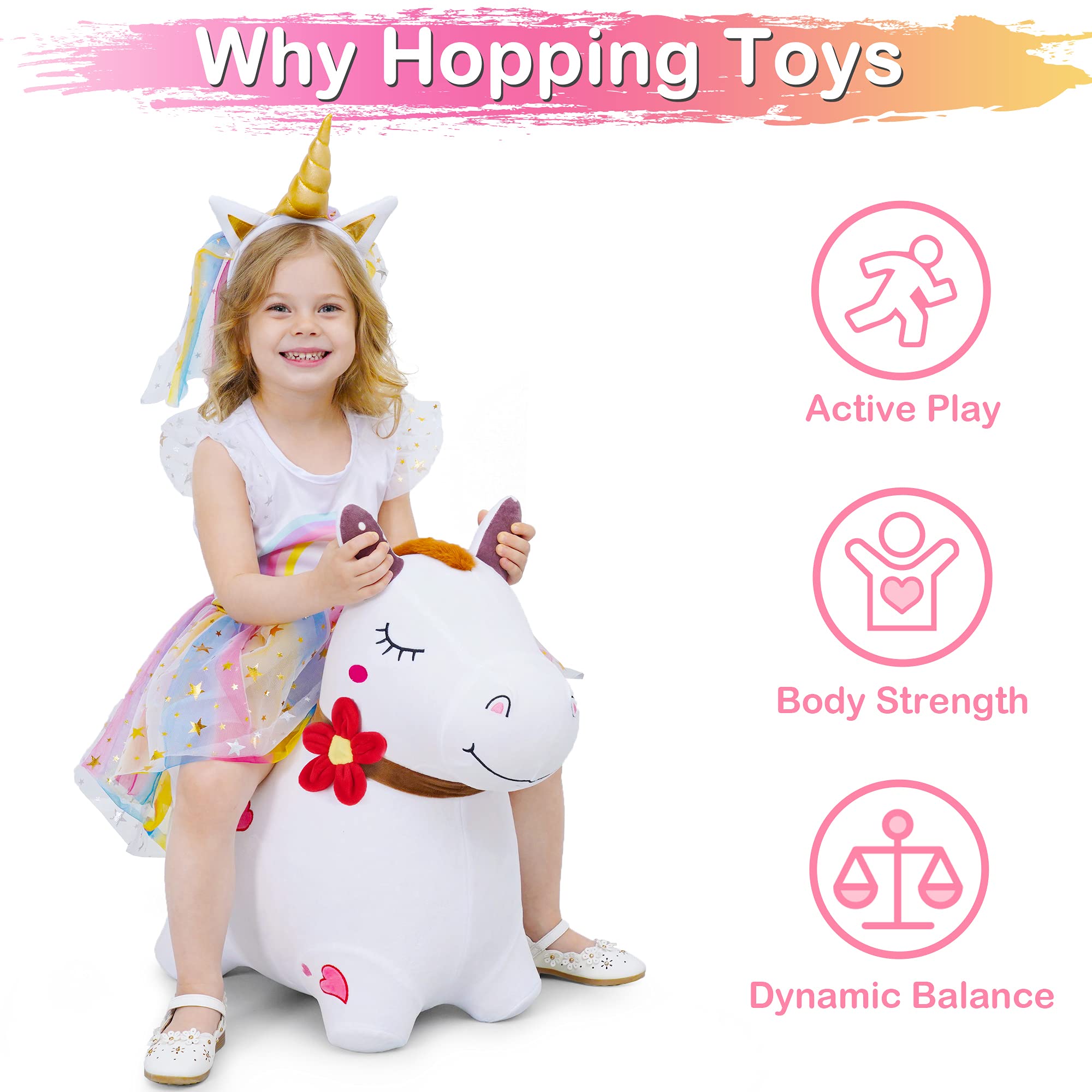 Foto 3 pulgar | Bouncy Horse Iplay Ilearn Bouncy Pals, Color Blanco, Para Niños De 18 A 60 Años - Venta Internacional.