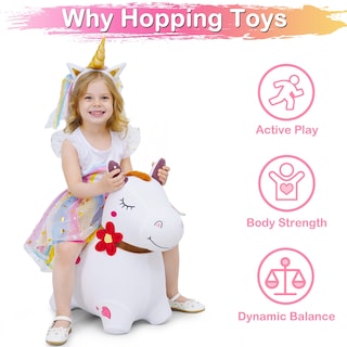 Foto 2 | Bouncy Horse Iplay Ilearn Bouncy Pals, Color Blanco, Para Niños De 18 A 60 Años - Venta Internacional.
