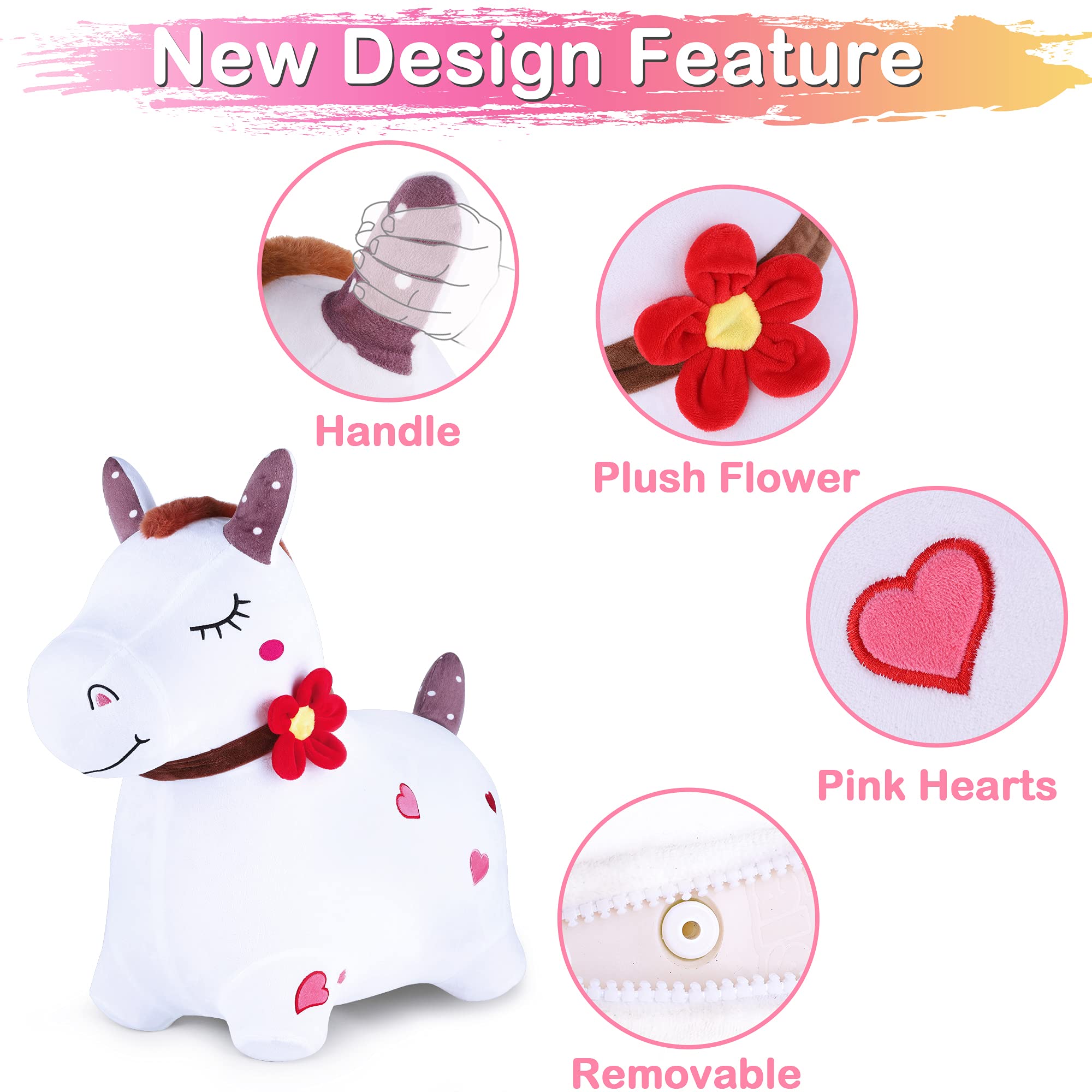 Foto 4 pulgar | Bouncy Horse Iplay Ilearn Bouncy Pals, Color Blanco, Para Niños De 18 A 60 Años - Venta Internacional.
