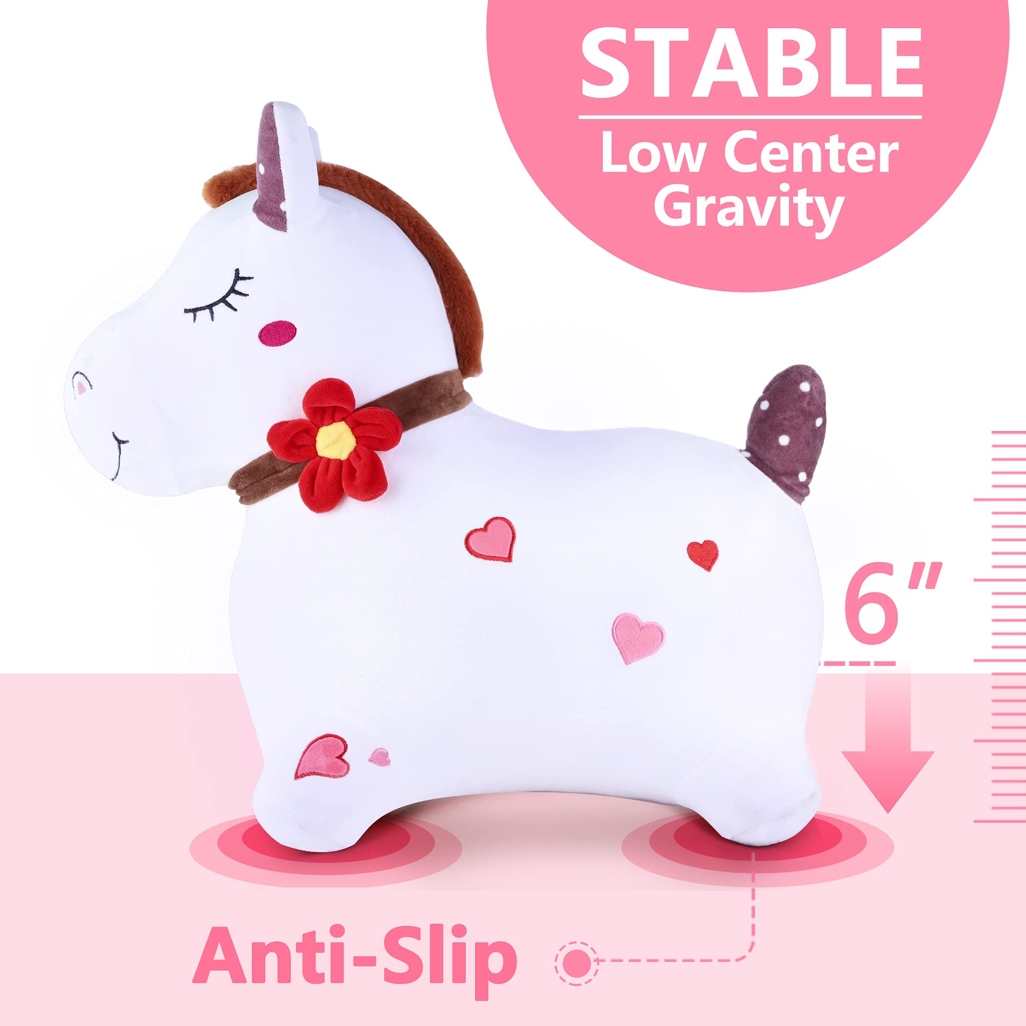 Foto 6 pulgar | Bouncy Horse Iplay Ilearn Bouncy Pals, Color Blanco, Para Niños De 18 A 60 Años - Venta Internacional.