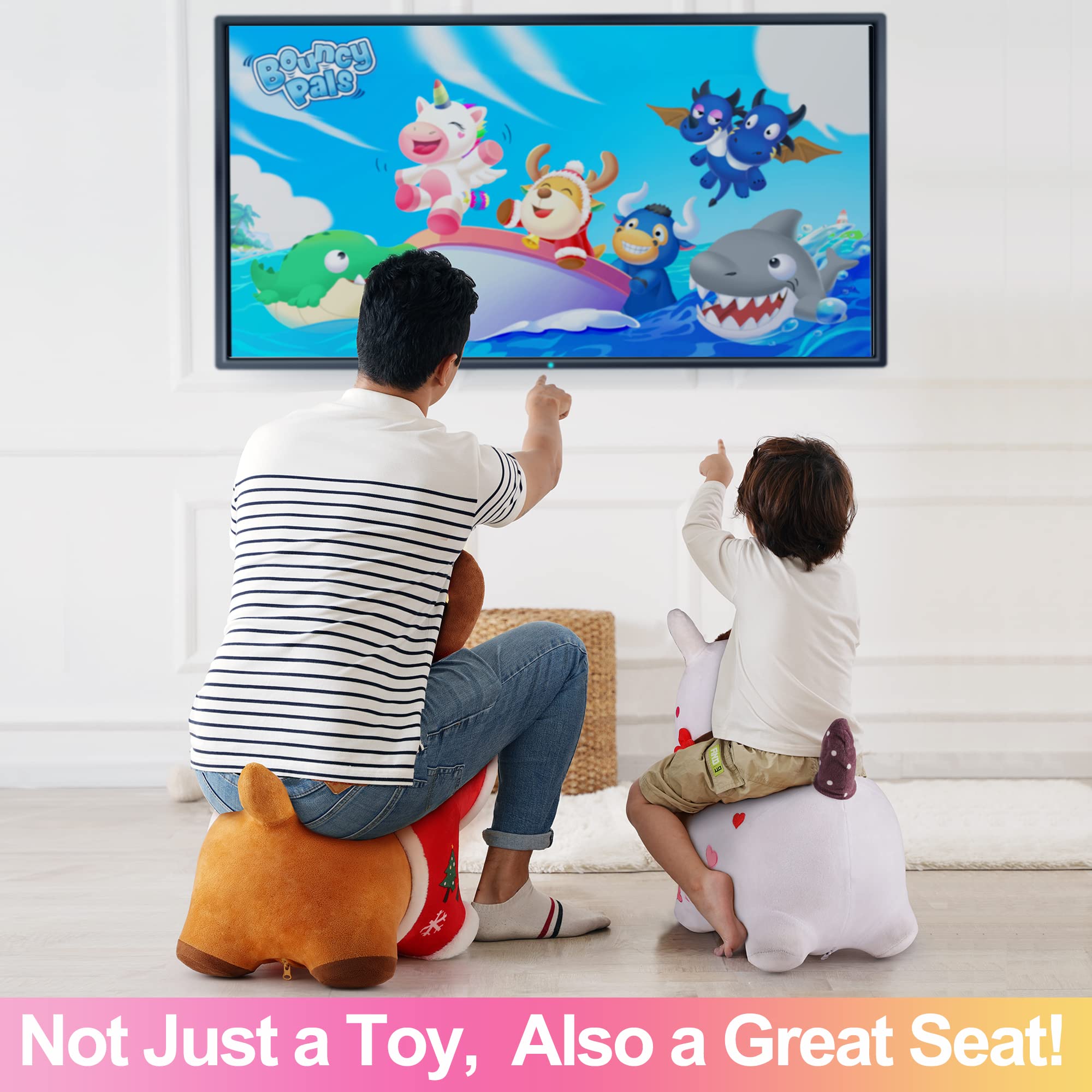 Foto 7 pulgar | Bouncy Horse Iplay Ilearn Bouncy Pals, Color Blanco, Para Niños De 18 A 60 Años - Venta Internacional.