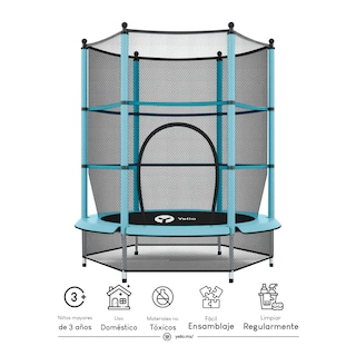 Foto 2 | Brincolin Trampolin Profesional Infantil Azul