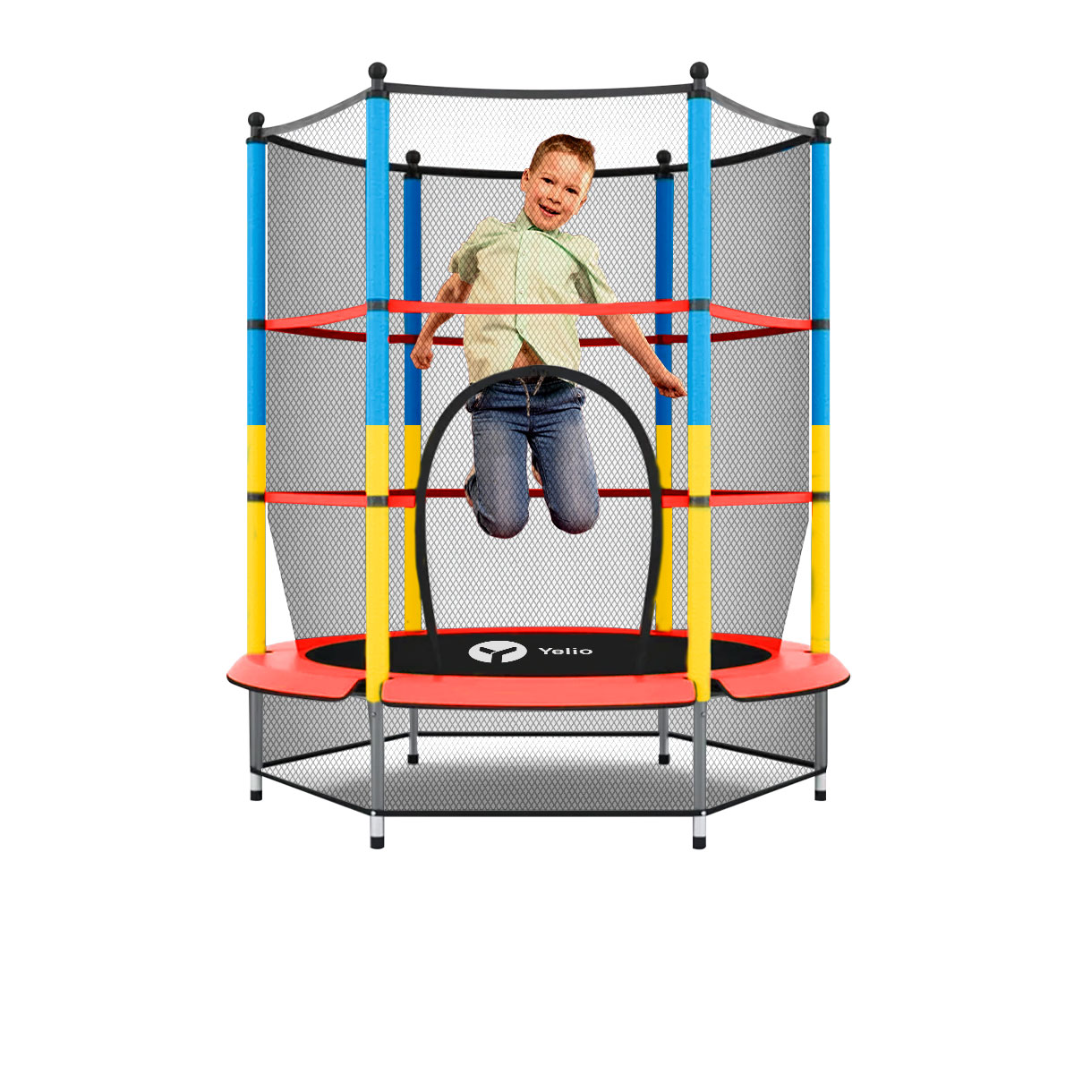 Foto 2 pulgar | Brincolin Trampolin Profesional Infantil Rojo