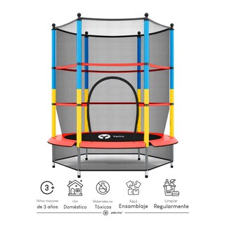 Foto 2 | Brincolin Trampolin Profesional Infantil Rojo