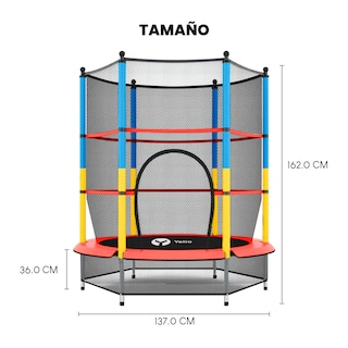 Foto 3 | Brincolin Trampolin Profesional Infantil Rojo