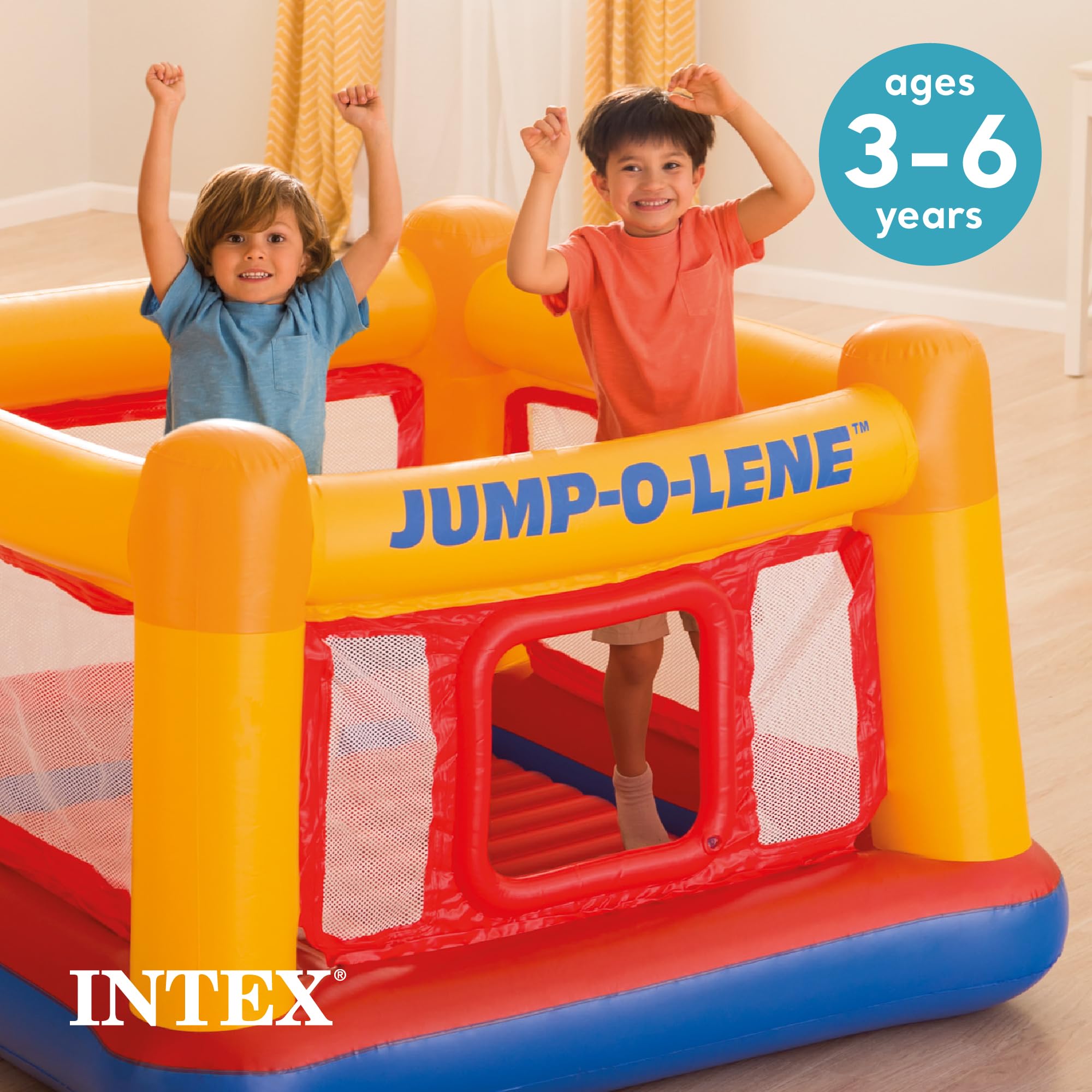 Foto 4 | Trampolín Inflable Jump-o-lene Con Castillo Hinchable Para Niños - Venta Internacional.