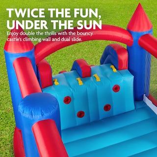 Foto 3 | Castillo Hinchable Sunny & Fun Con Doble Tobogán Para 4 Niños - Venta Internacional.