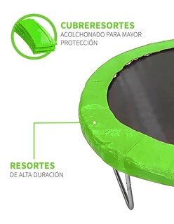 Foto 4 | Trampolín Brincolín 6 Pies 1.83 M Reforzado Con Red De Seguridad