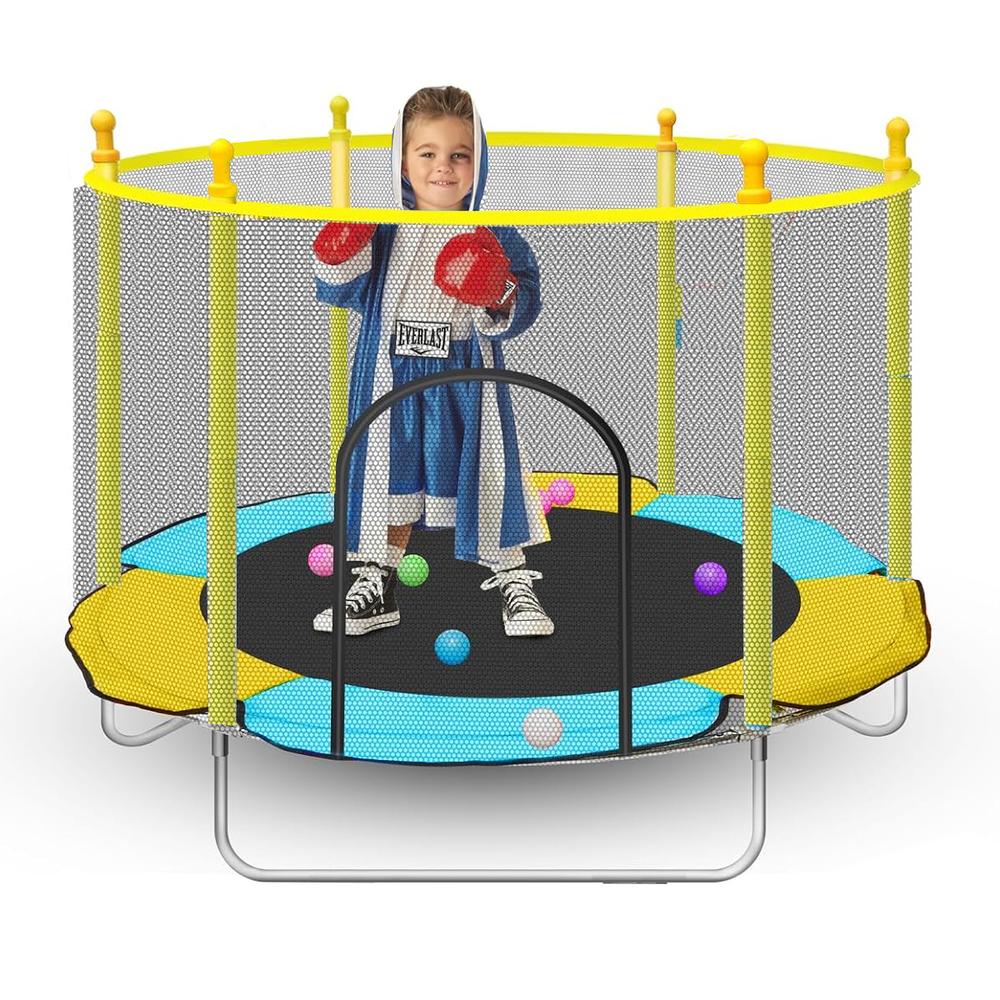 Foto 1 | Trampolín Brincolín Para Niños Tumbling Red Seguridad 1.4m