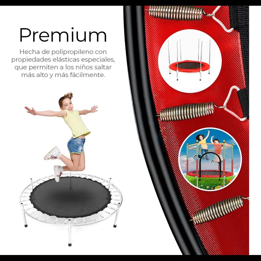 Foto 3 | Trampolín Brincolín Infantil Tumbling Con Red Seguridad 1.4m