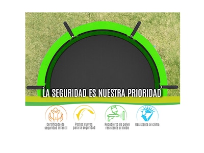 Foto 3 | Trampolin Pumpkin Verde 16ft