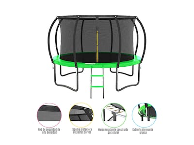 Foto 4 | Trampolin Pumpkin Verde 16ft