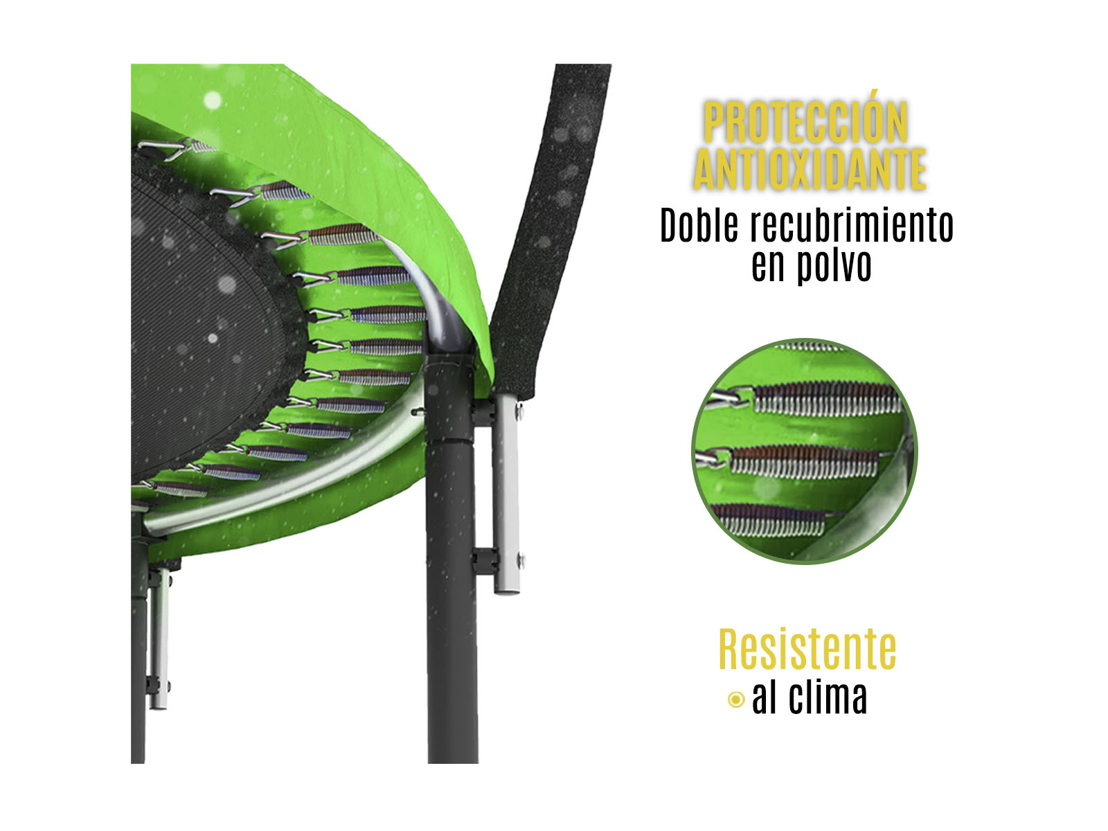 Foto 7 pulgar | Trampolin Pumpkin Verde 16ft