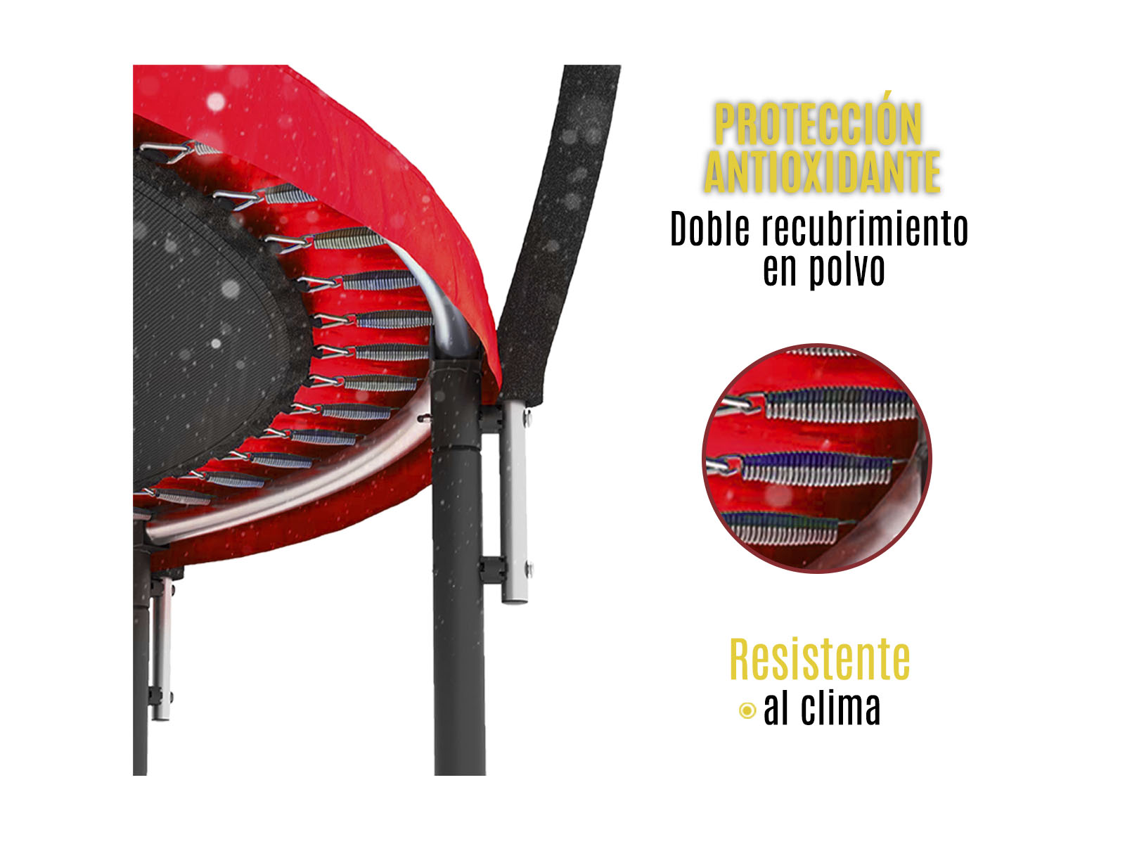 Foto 7 pulgar | Trampolin Pumpkin Rojo 16ft
