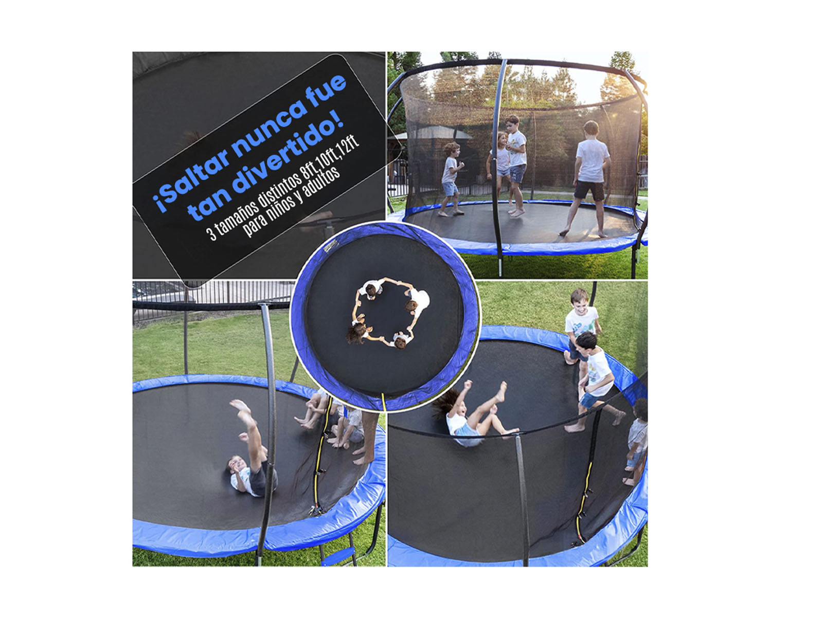 Foto 6 pulgar | Trampolin Pumpkin Azul 16ft