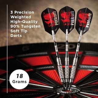 Foto 2 | Darts Viper Pitbull 90, Punta Blanda De Tungsteno, 18 G, Con Funda - Venta Internacional.