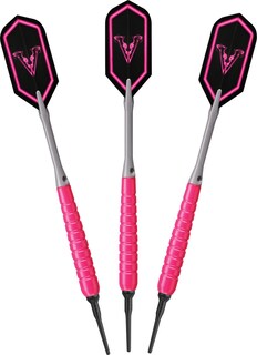 Foto 1 | Soft Tip Darts Viper V Glo Rosa/gris, 18 G, Para Diapasones Electrónicos - Venta Internacional.