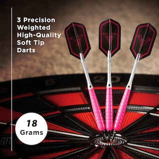 Foto 2 | Soft Tip Darts Viper V Glo Rosa/gris, 18 G, Para Diapasones Electrónicos - Venta Internacional.