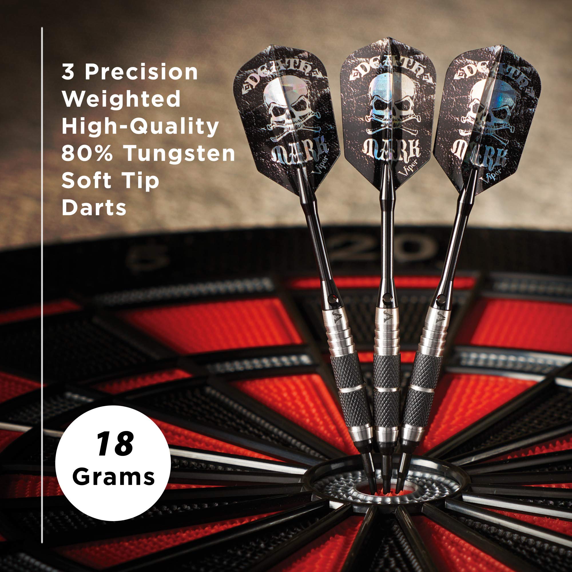 Foto 3 pulgar | Soft Tip Dart Viper Desperado Death Mark, 80% Tungsteno, 18 G - Venta Internacional.