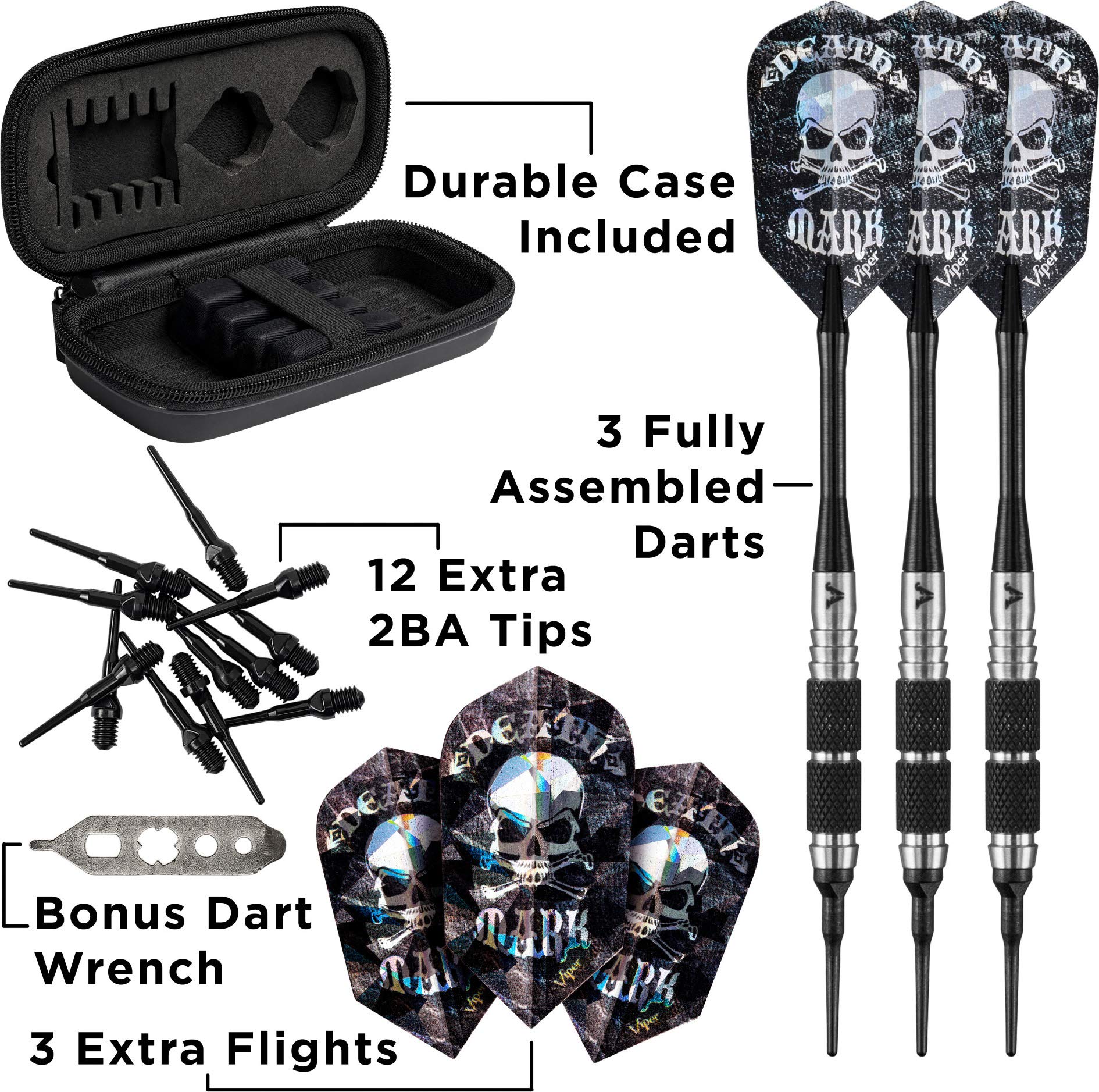 Foto 6 pulgar | Soft Tip Dart Viper Desperado Death Mark, 80% Tungsteno, 18 G - Venta Internacional.