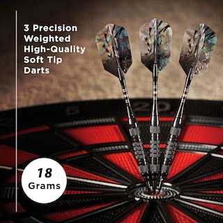 Foto 2 | Darts Viper Black Magic, Punta Blanda, 18 G, Con Moleteado Mediano - Venta Internacional.