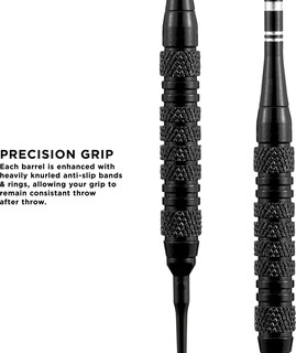 Foto 6 | Darts Viper Black Magic, Punta Blanda, 18 G, Con Moleteado Mediano - Venta Internacional.