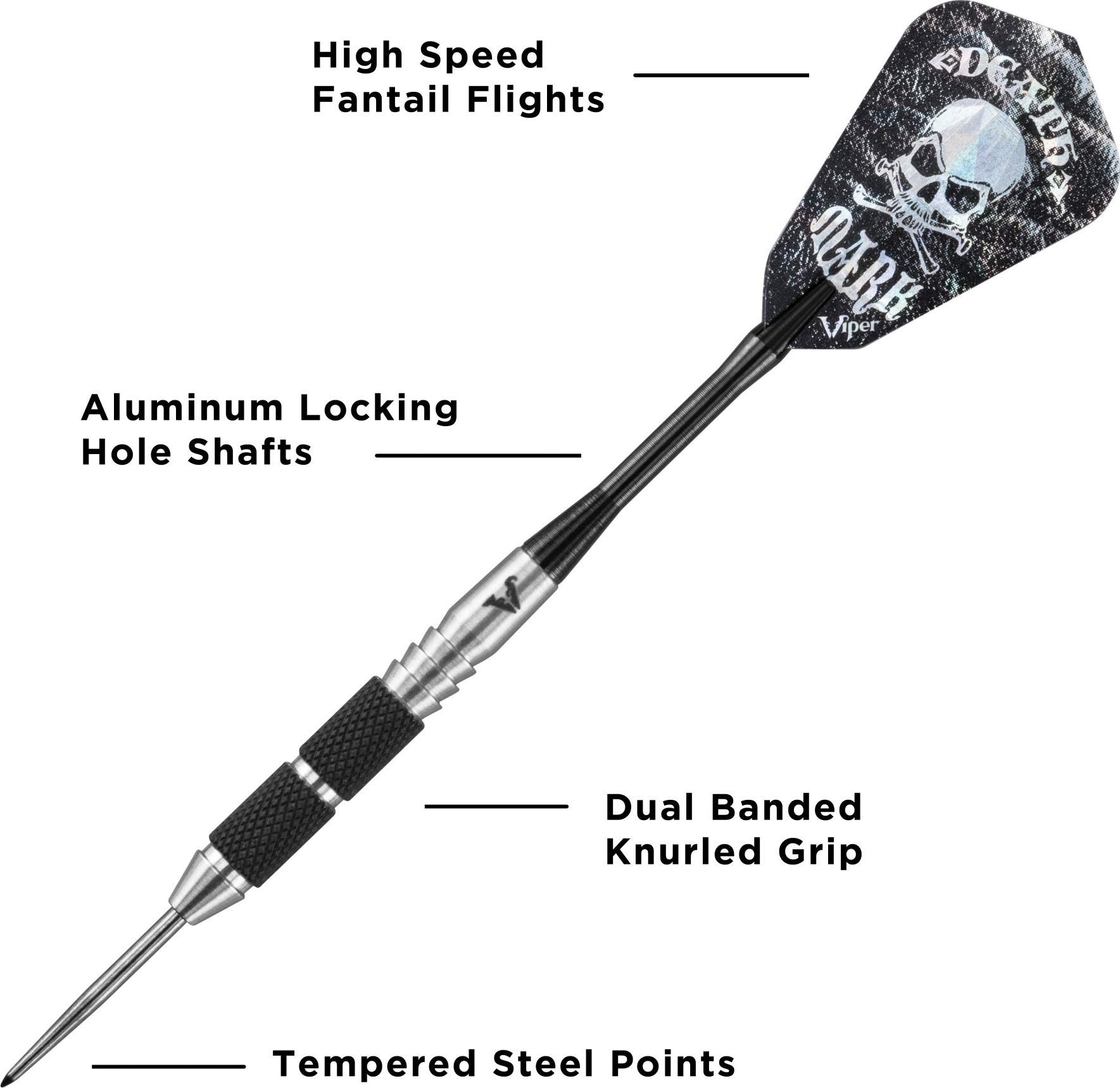 Foto 4 pulgar | Darts Gld Products Viper Desperado Con 80% De Punta De Acero Tungsteno, 24 G - Venta Internacional.