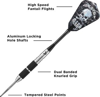 Foto 3 | Darts Gld Products Viper Desperado Con 80% De Punta De Acero Tungsteno, 24 G - Venta Internacional.
