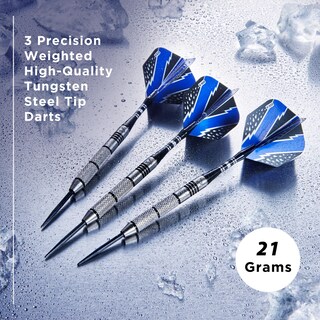 Foto 2 | Punta Darts Viper Cold Steel Con 80% De Acero De Tungsteno, 21 G, Color Negro - Venta Internacional.