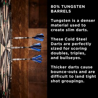Foto 4 | Punta Darts Viper Cold Steel Con 80% De Acero De Tungsteno, 21 G, Color Negro - Venta Internacional.