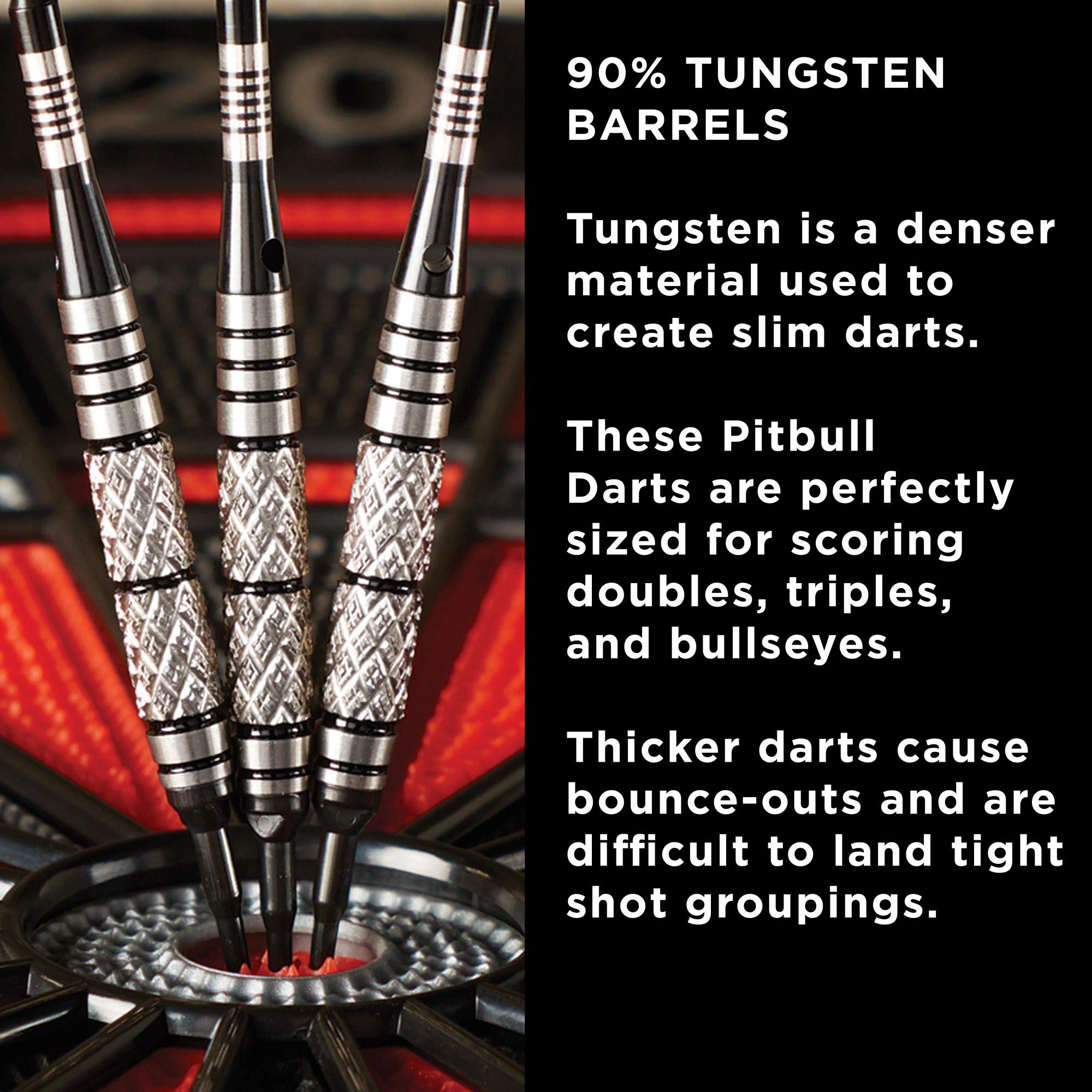 Foto 5 pulgar | Dart Viper Pitbull Soft Tip, 18 G, 90% Tungsteno, Para Adultos - Venta Internacional.
