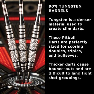 Foto 4 | Dart Viper Pitbull Soft Tip, 18 G, 90% Tungsteno, Para Adultos - Venta Internacional.