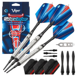 Foto 1 | Darts Viper Sidewinder, 80% Tungsteno, Punta Blanda, 18 G, Plata - Venta Internacional.
