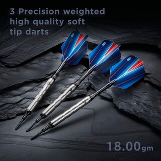 Foto 2 | Darts Viper Sidewinder, 80% Tungsteno, Punta Blanda, 18 G, Plata - Venta Internacional.