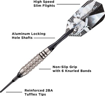 Foto 3 | Darts Viper Bee, 80% Tungsteno, Punta Blanda, 18 G, Con Funda Casemaster - Venta Internacional.