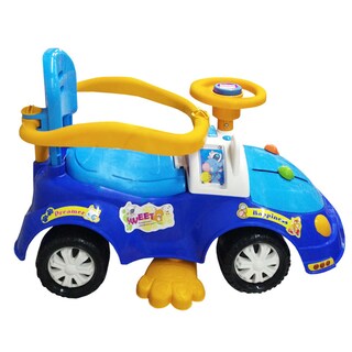 Foto 3 | Montable Angelin Baby Corre Pasillos Con Barra De Empuje Azul