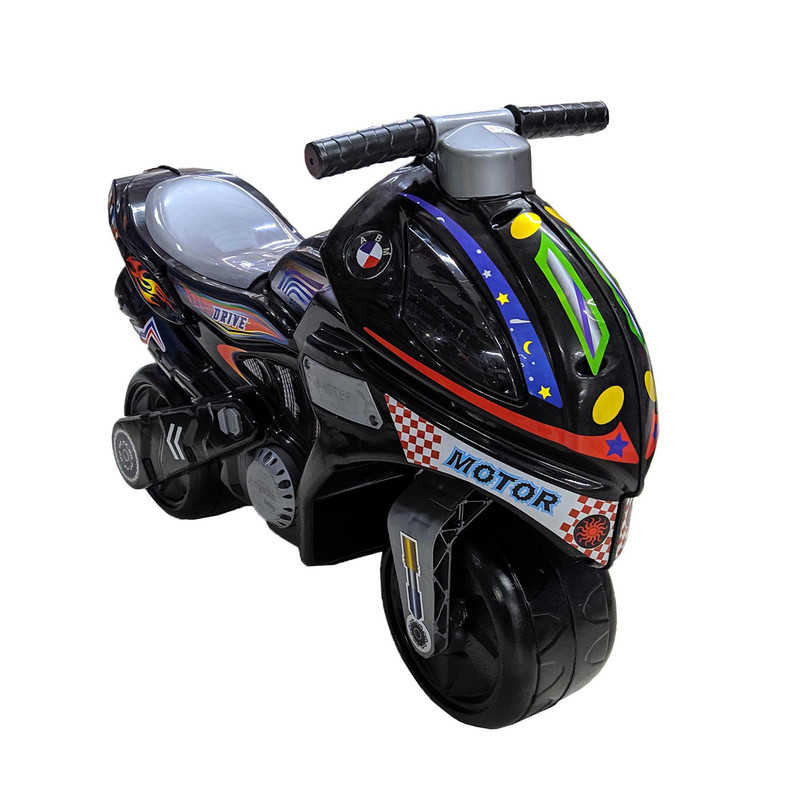 Foto 2 pulgar | Moto Infantil Angelin Baby Corre Pasillos Negra con Luz y Sonido