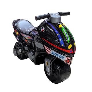 Foto 1 | Moto Infantil Angelin Baby Corre Pasillos Negra con Luz y Sonido
