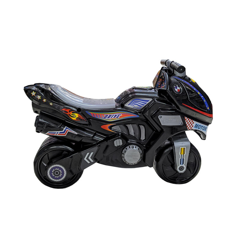 Foto 3 pulgar | Moto Infantil Angelin Baby Corre Pasillos Negra con Luz y Sonido