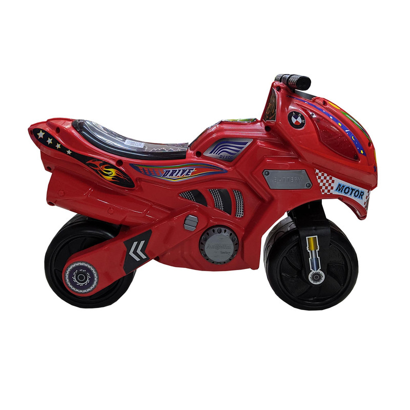 Foto 3 pulgar | Moto Infantil Angelin Baby Corre Pasillos Roja con Luz y Sonido