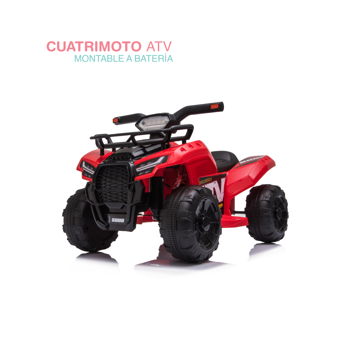 Foto 3 pulgar | Cuatrimoto ATV YEI Roja para Niños