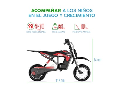 Foto 3 | Motocicleta Eléctrica Level Kids Racer 36v